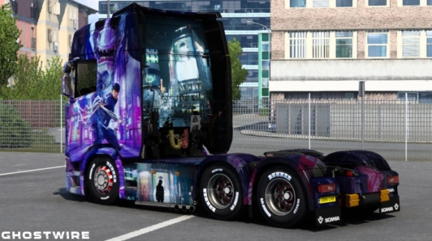 ETS2 - Scania Ghostwire Tokyo Skin