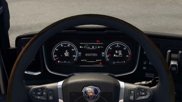 ETS2 - Scania Logo for Scania NG Improved Dashboard V1.1
