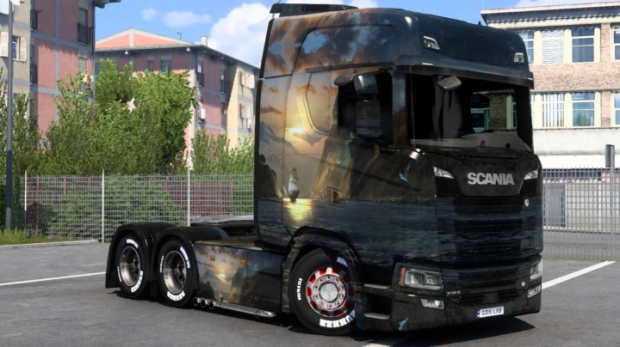 ETS2 - Scania Nature Ship Art Skin