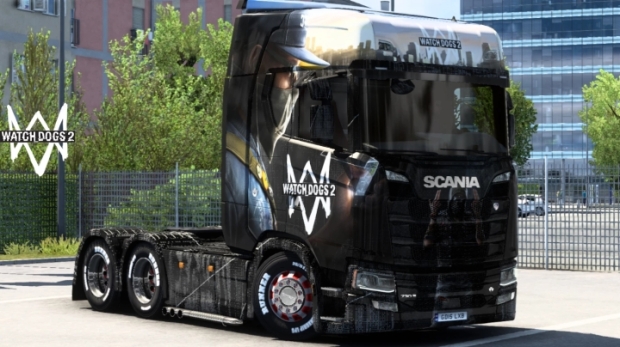 Scania Watch Dogs 2 Skin 1.0 - ETS 2