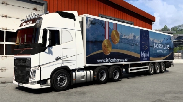 ETS2 - SCS Trailer Isfjord Skin