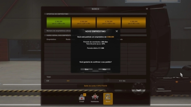 ETS2 - Bank with More Money and Time to Pay V1.0