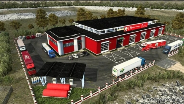ETS2 - BIG Garage Skin Company TM Global Transport