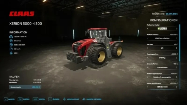 FS22 - Claas Xerion 5500 V2.0.0.3