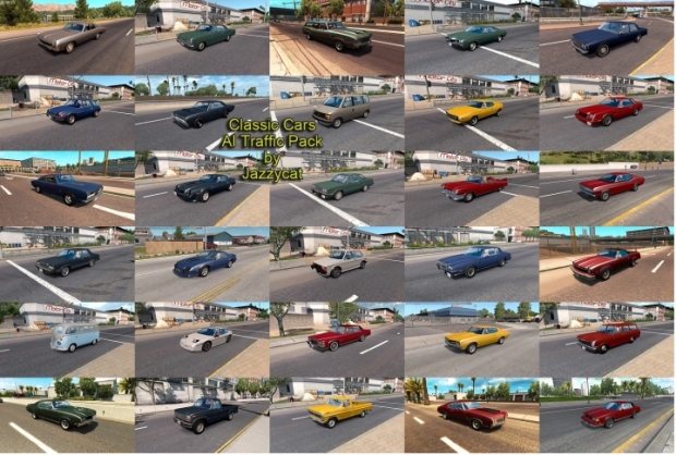 ATS - Classic Cars AI Traffic Pack V8.5