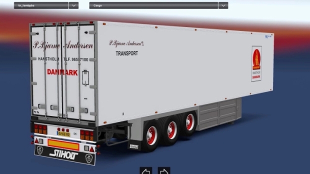 ETS2 - Custom Lamberet P.Bjarne Andersen Trailer V2.7