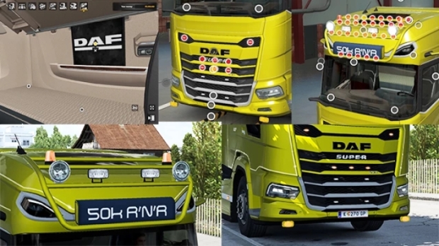 ETS2 - DAF 2021 Accessory Tuning Slots V2.0