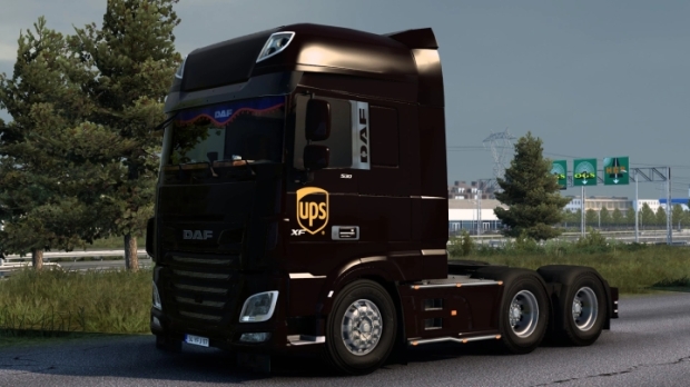 ETS2 - Daf XF Euro 6 UPS Skin V1.0