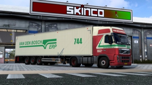 ETS2 - FH Classic + Trailers (All SCS) Van den Bosch Skinpack V1.0