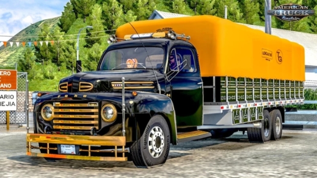 ATS - Ford F6 1941 Old Truck + Interior V1.3