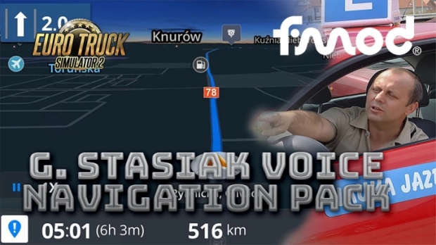 ETS2 - G.Stasiak Voice Navigation Pack V2.0
