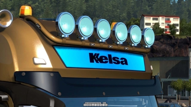 ETS2 - Kelsa lightbars for MB Actros MP3 & MP4