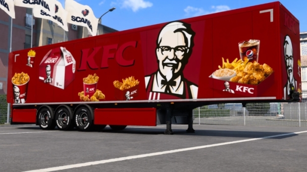 ETS2 - KFC Trailers Skin