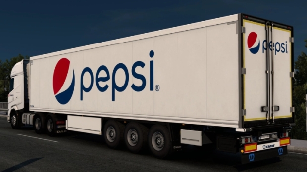 ETS2 - Krone Cool Liner Pepsi Skin V1.0