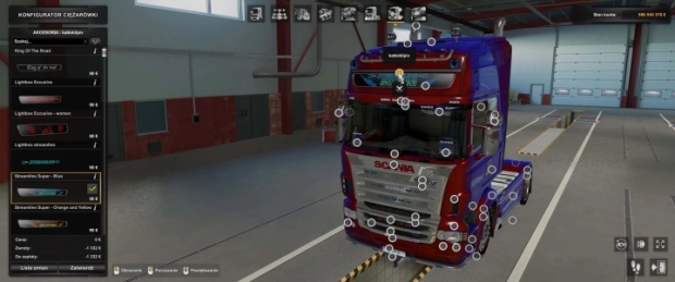 ETS2 - Lightboxes and Tuning Parts for Scania RJL V1.0