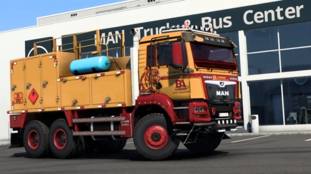 ETS2 - MAN TGS Euro 5 Reworked Spec V3 Truck, Euro Truck Simulator 2