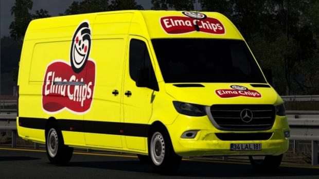 ETS2 - Mercedes-Benz Sprinter 2019 Elma Chips Skin V1.0