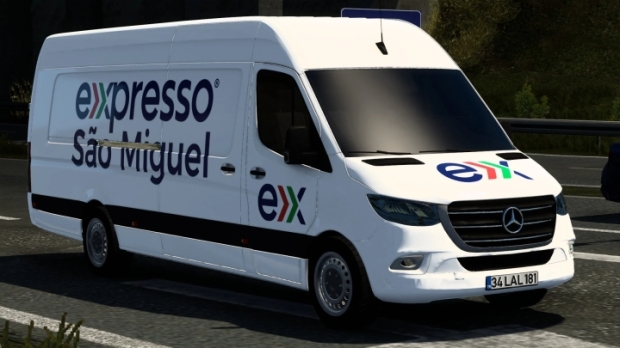 ETS2 - Mercedes-Benz Sprinter 2019 Expresso Sao Miguel Skin V1.0