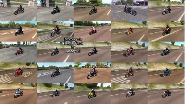 ETS2 - Motorcycle Traffic Pack V6.0.1