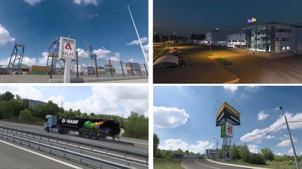 ATS - Real Companies, Gas Stations & Billboards