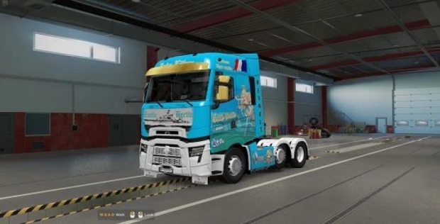 ETS2 - Renault Azur Lane: FFNF Emile Bertin Skinpack V1.0