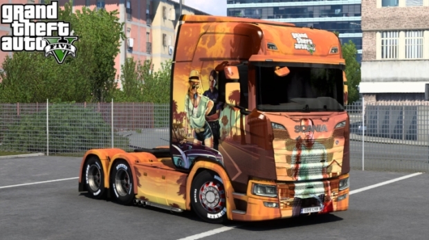 ETS2 - Scania Grand Theft Auto V Skin
