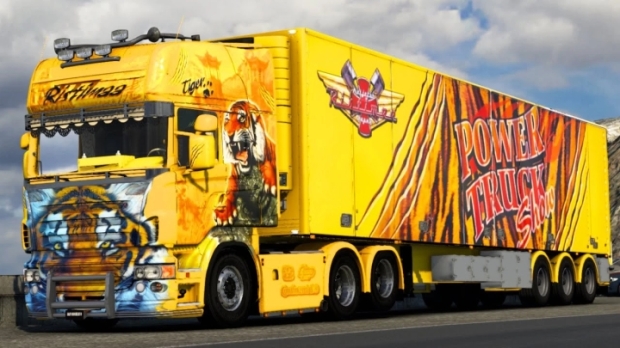ETS2 - Scania Riding Tiger Skin