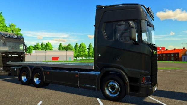 FS22 - Scania S Flatbed Trailer V1.0