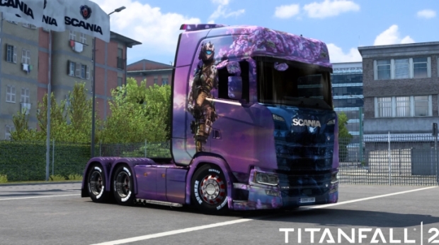 ETS2 - Scania Titanfall 2 Woman Skin