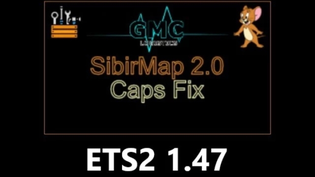 ETS2 - SibirMap 2 Caps Fix V1.2