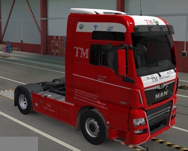ETS2 - Skin MAN TGX 6 TM Global Transport
