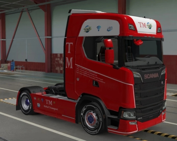 ETS2 - Skin New Scania S TM Global Transport
