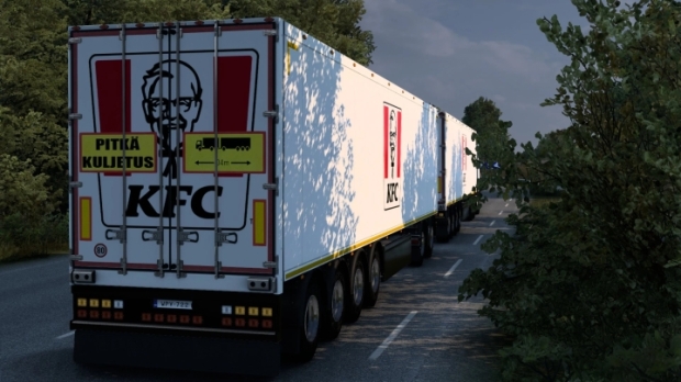 ETS2 - Skin SCS Box Trailer KFC 2018 V1.0