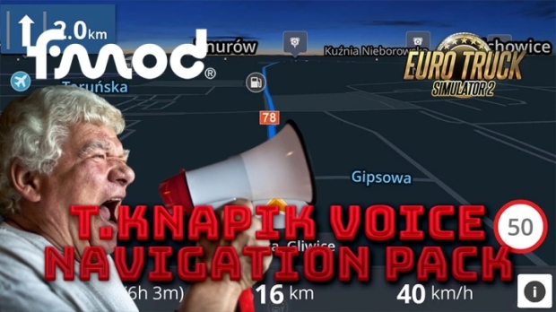 ETS2 - T.Knapik Voice Navigation Pack 3,3