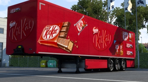 ETS2 - Trailer Kit Kat Skin