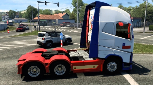 ETS2 - Volvo FH 2012 Chile Skin V1.0 | Euro Truck Simulator 2 | Mods.club