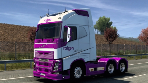 ETS2 - Volvo FH 2012 Raizen Skin V1.0