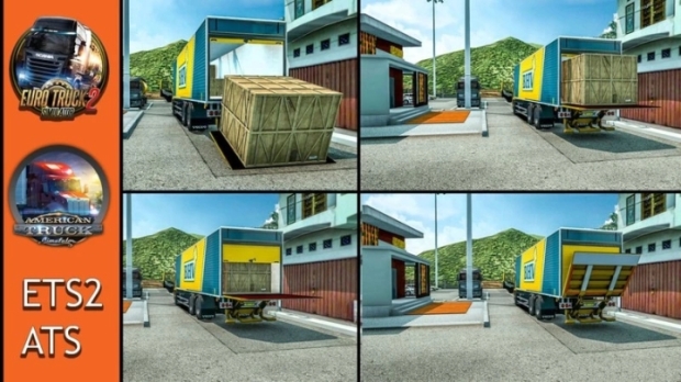 ATS - Volvo FM Delivery With Load Animation V1.2