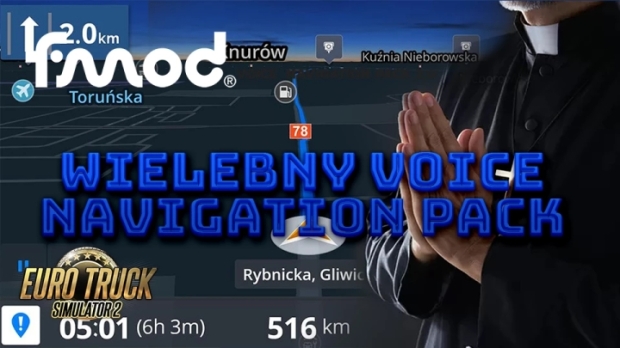 ETS2 - Wielebny Voice Navigation Pack V2.3