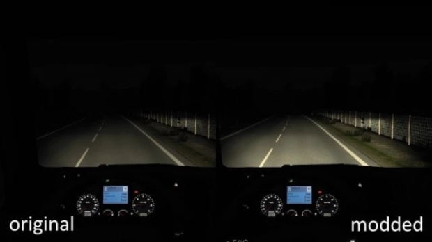 ETS2 - 3x Brighter Headlights V1.0.2