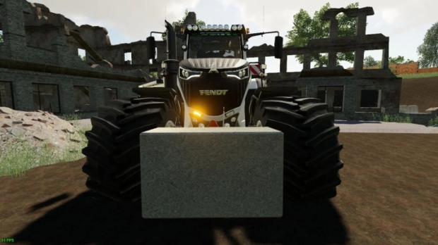 FS19 - Agricultural Concrete Weight 850kg V1.0