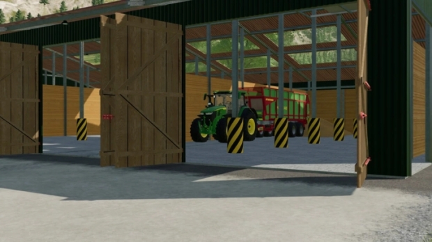 FS22 - Big Grain Shed V1.0