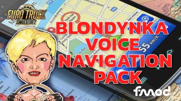ETS2 - Blondynka Voice Navigation Pack V2.1