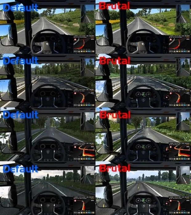 ETS2 - Brutal Environment HD Engine