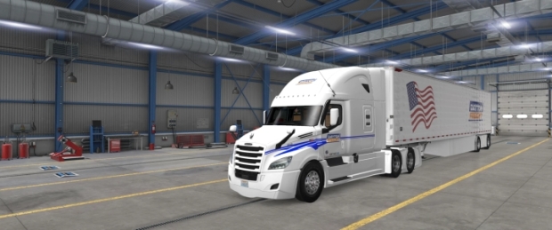 ATS - Cascadia 72 RR And Ruda Ref 53 Dayton Freight Skin