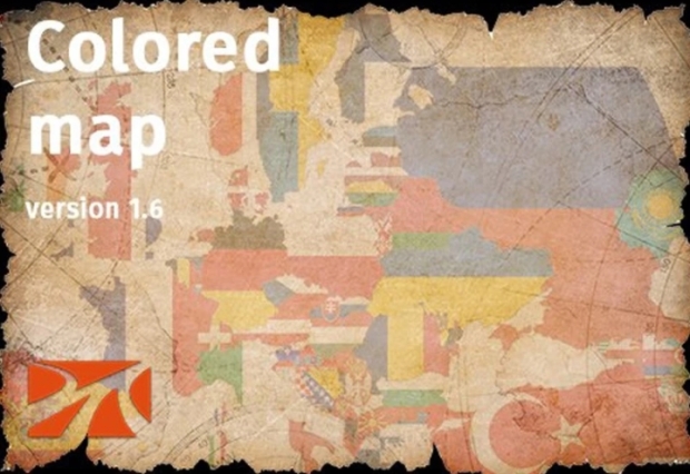 ETS2 - Colorized Map for ProMods