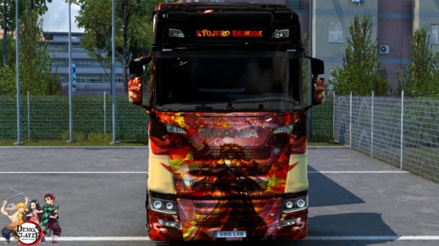 ETS2 - Demon Slayer Kimetsu No Yaiba Kyojuro Rengoku Skin