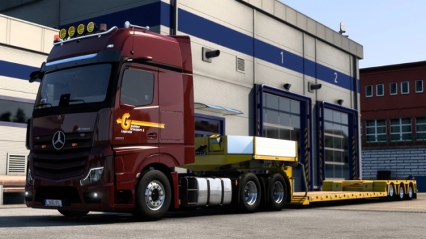 ETS2 - Galliker Mercedes Actros 2019 Skin V1.0