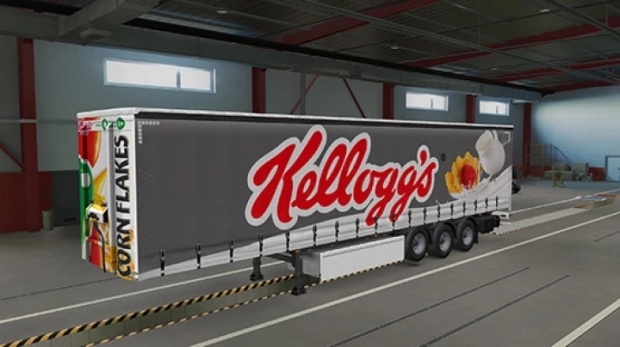ETS2 - Kellogs Trailer Skin V1.0