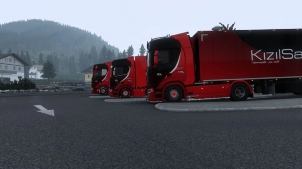 ETS2 - KizilSancak VTC Trailer Skin V1.0